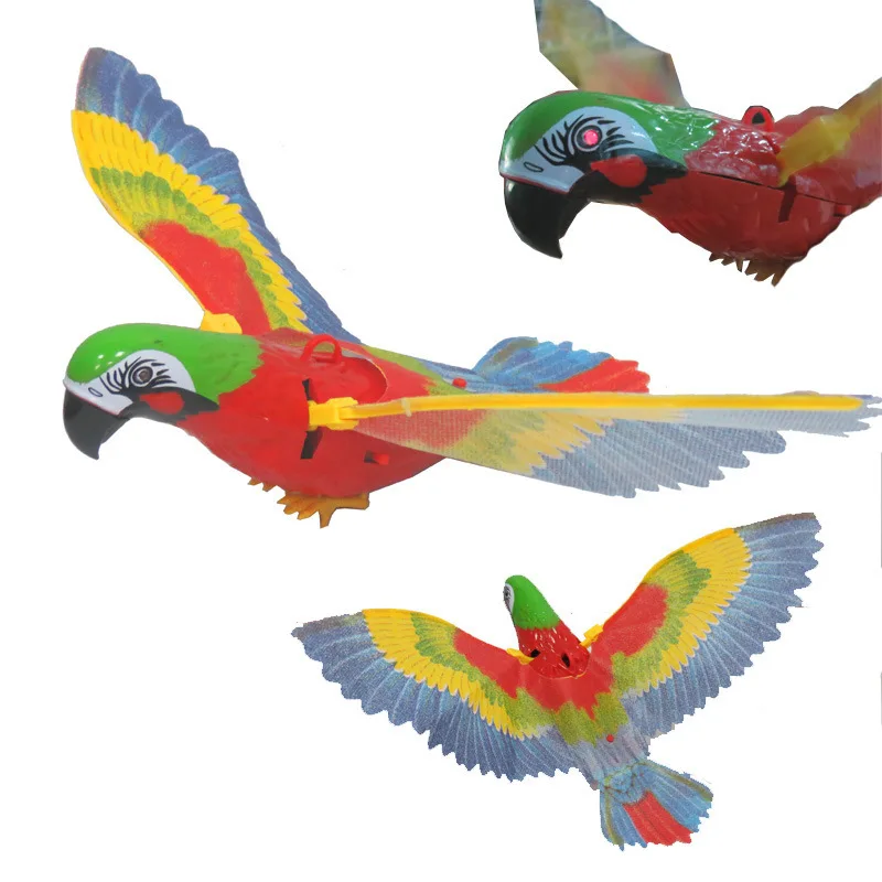 Listrik Parrot Memutuskan Burung Terbang Akan Cerah Suara Dengan
