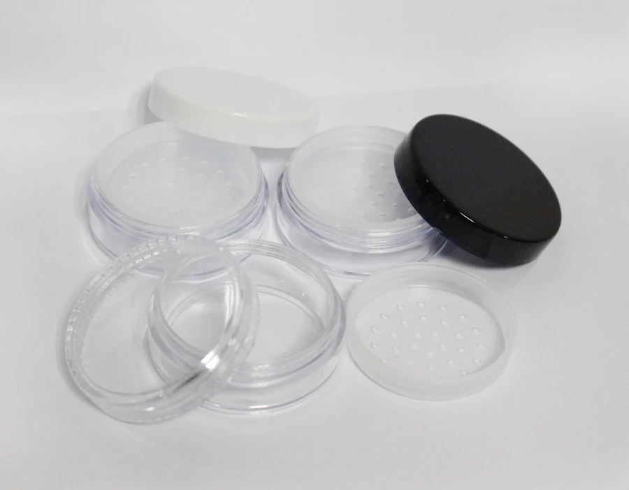 20ml loose powder jar with sifter, loose powder case, cosmetic packing