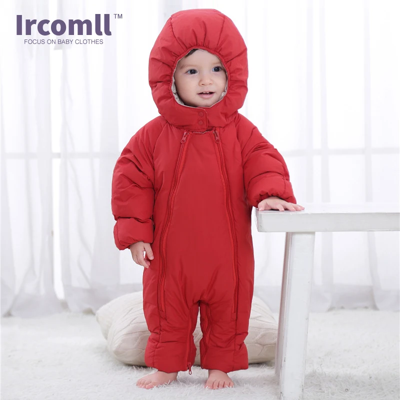 Комбинезон для мальчиков Ircomll с длинным рукавом и капюшоном детская верхняя