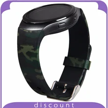 Band für Samsung Getriebe S2 Camouflage Muster Weichen Silikon Gummi Ersatz Band Armband für Samsung Getriebe S2 Smartwatch