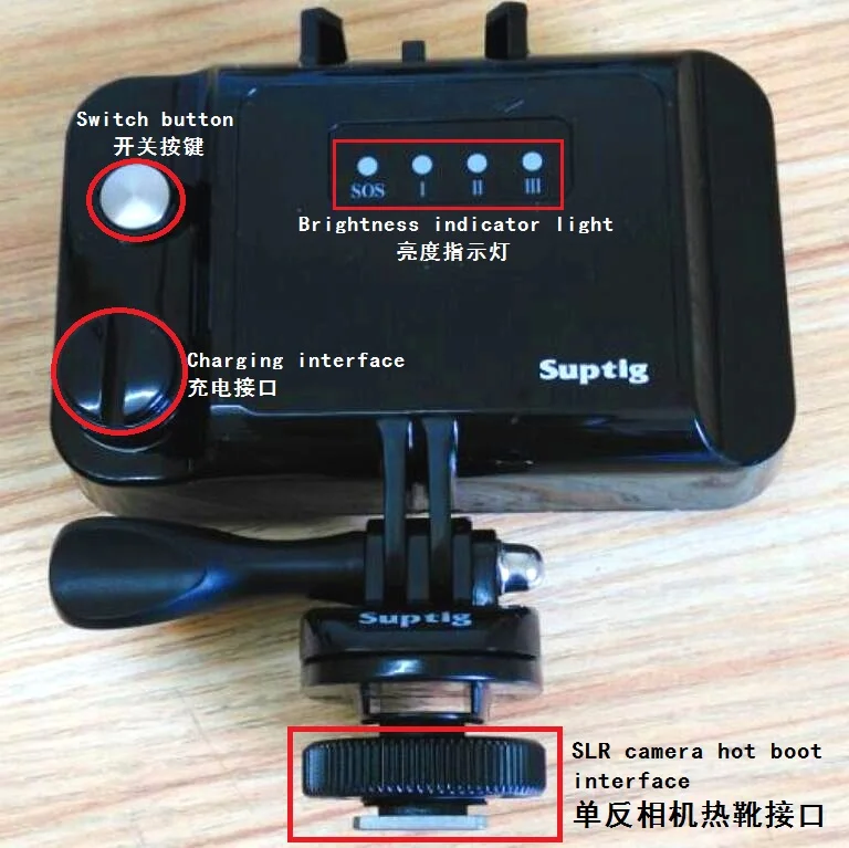 Mergulho à Prova Led para Gopro Câmera Subaquática Dwaterproof Água Hero 876 Sessão 4 5 Xiaomi yi k Mijia Sjcam Sj6 - 8 9 Eken H9r Slr Luz - Image 5