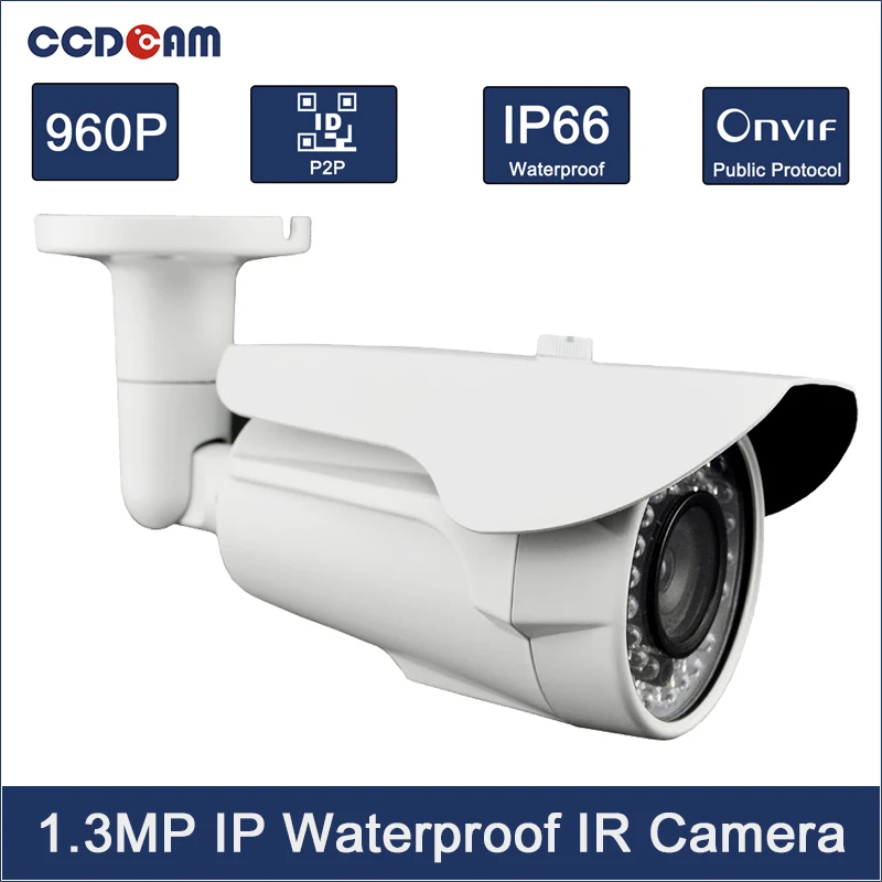 

Full HD 1.3MP CCTV Cameras IR Night Vision Onvif P2P 960P IP Camera Outdoor
