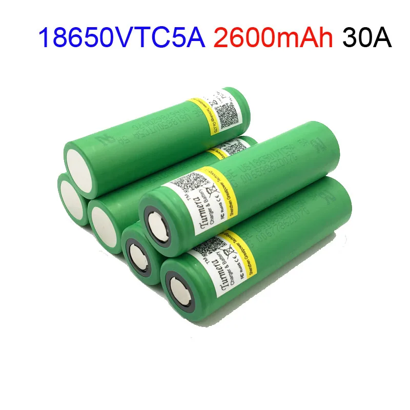 

18650 battery vtc5a 18650 3.7V 2600mAh VTC5A rechargeable Li-ion battery 18650 Akku for vape