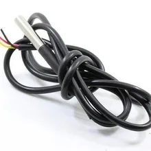 1 шт. хороший 1 м-3 м DS18B20 посылка из нержавеющей стали водонепроницаемый DS18b20 датчик температуры 6*50 мм Датчик температуры 18B20 для Arduino