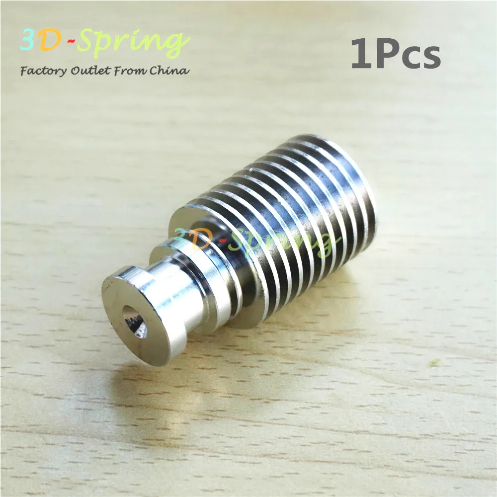 

V6 Heatsink Short Heat Sink Radiator Aluminum M6 for V6 3D Printer Hotend Extruder 1.75mm 3mm