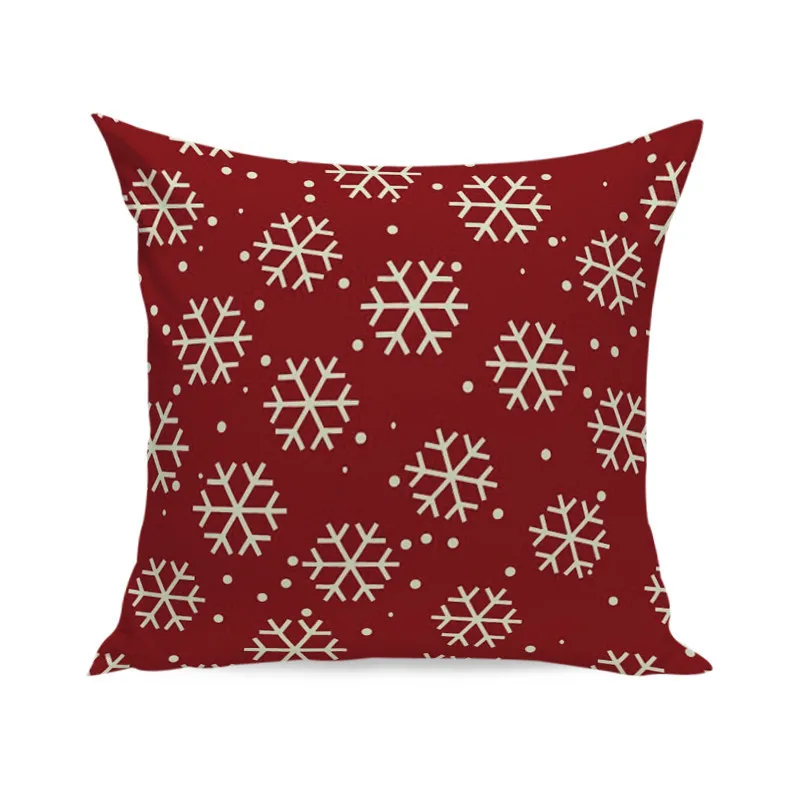 Красивая привлекательная прочная Высококачественная Рождественская супер мягкая квадратная декоративная подушка Almofada Cuscini Decorativi