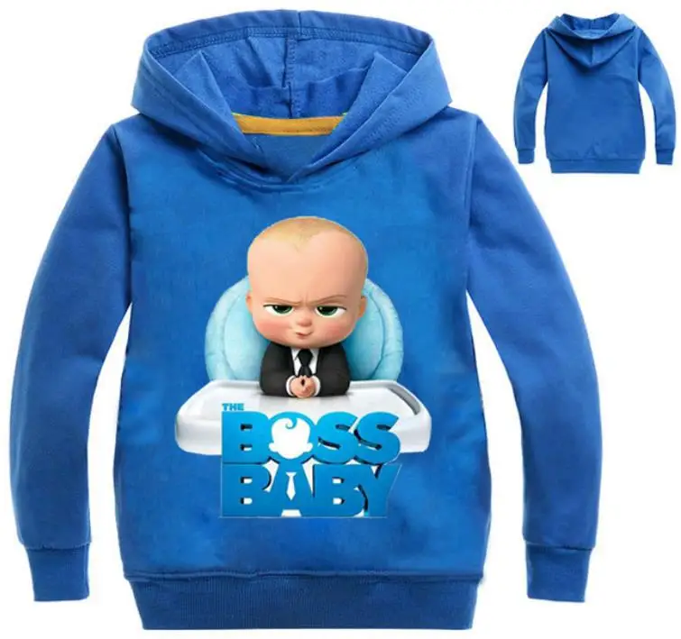 

Teenagers Pullover Tops Children Clothing Hip Hop Nova 2-12Years Boss Baby Birthday Gift Kids Boys Sweatshirts Girls Hoodies
