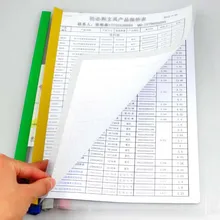 Coloffice 5 шт./лот необычный, прозрачный, папка для документов, канцелярские принадлежности для офиса, хранение деловых документов, случайный цвет