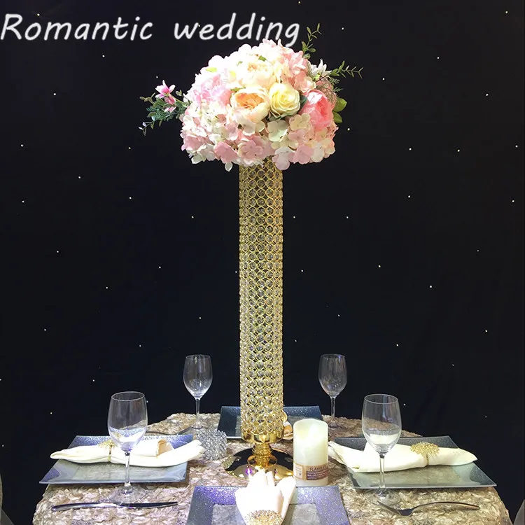 Wedding Centerpiece Crystal Candle Holder 30inchs Tall Wedding