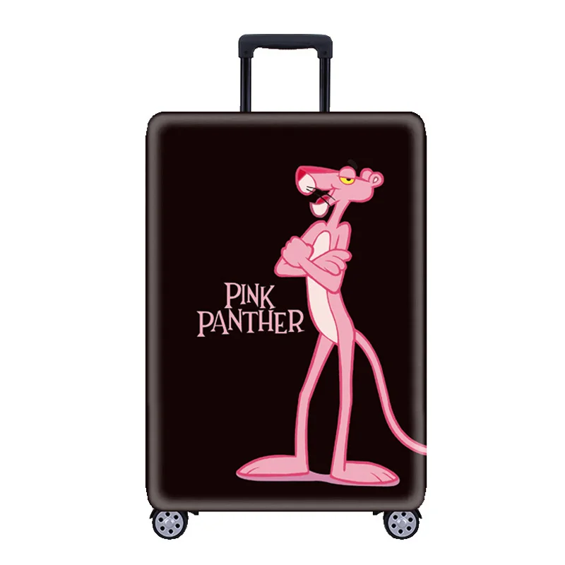 Чехол для багажа с изображением розовой Пантеры, уплотненный чехол для костюма, Защитные Чехлы 18-32 дюймов, чехол для тележки, пылезащитный чехол, аксессуары для путешествий - Цвет: G    Luggage cover