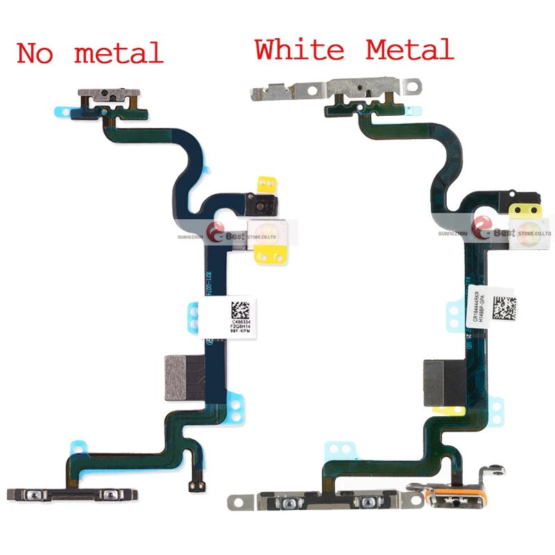 

1pcs New For iphone 7G 4.7" 7 Plus Power Volume Button flex on off Switch Control Flex cable Replacement Repair Parts
