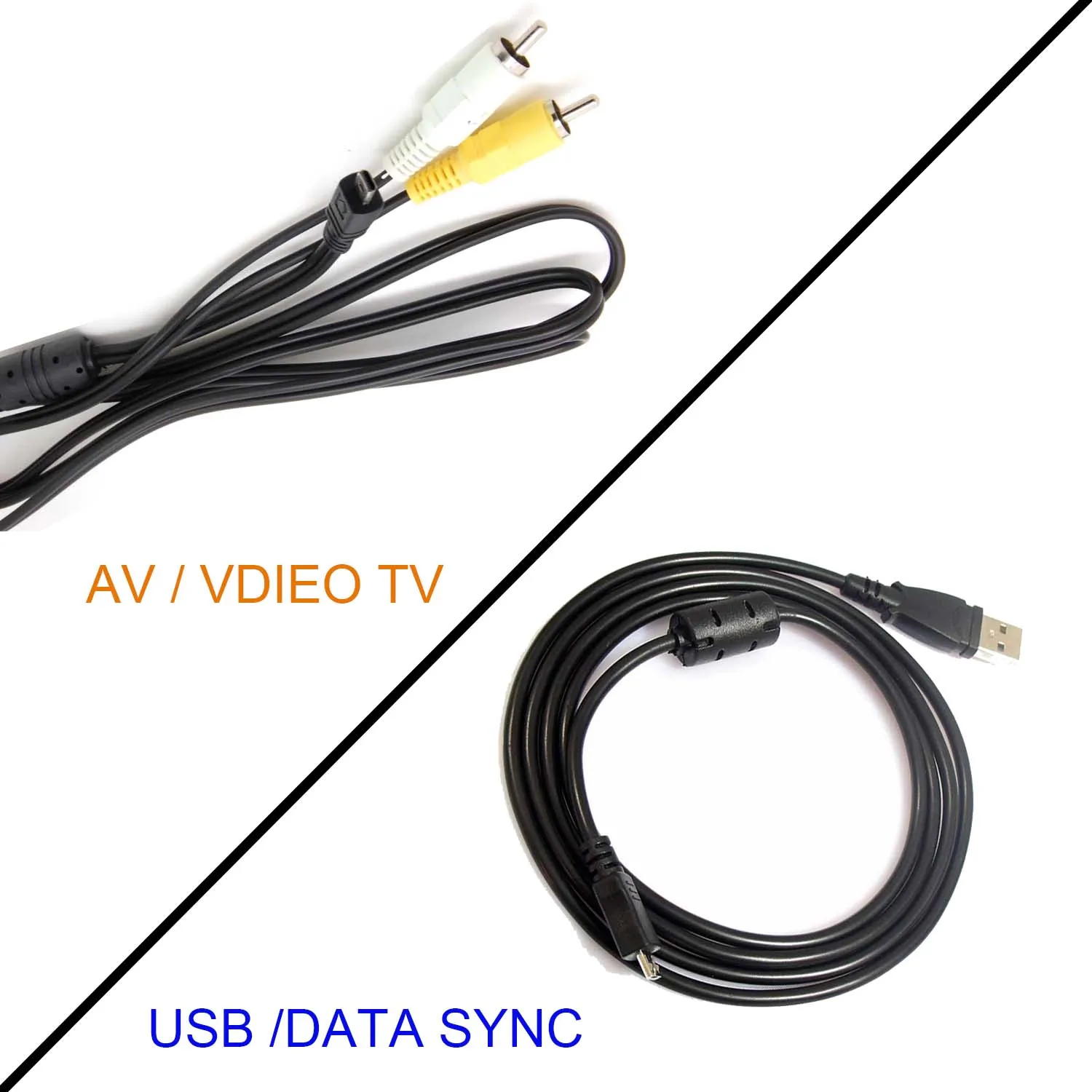 USB и AV TV кабель для PANASONIC LUMIX DMC FS15DMC FS20 FS25 FS3 FS5 FS7 FS8 TZ3 FX8 LZ6|Кабели передачи данных| |