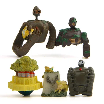 

Laputa Robot Guard Castle In The Sky City Of The Sky Animiation Action Figure Doll House Kid Toy Miniature Diorama Model