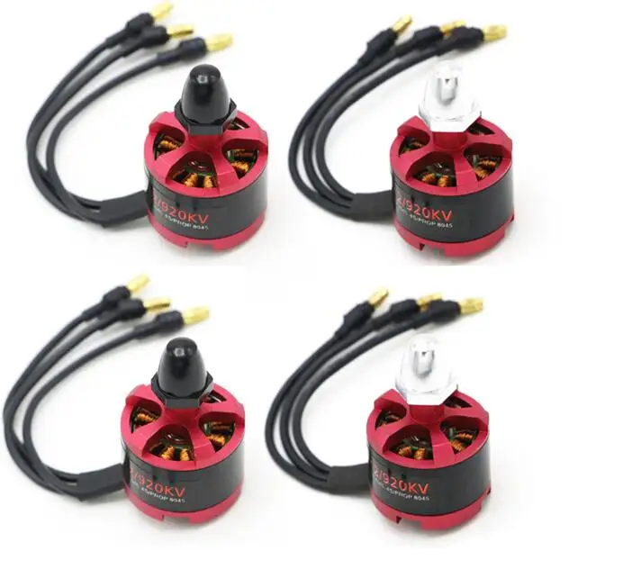 4 комплекта 2212 920KV CW CCW бесщеточный двигатель+ 30A Simonk ESC w/5 V 2A BEC+ 9450 опора для F450 F500 F550 Phantom 2 3 Drone - Цвет: only 4 motor