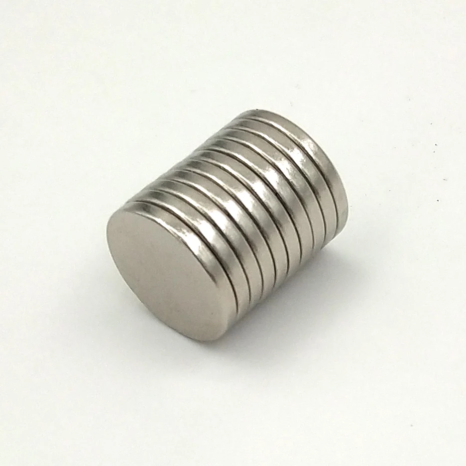 20pcs/pack diameter 15x2mm rare earth N50 disc 15*2mmin