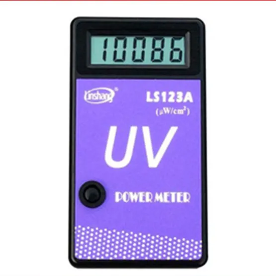 LS123 LS123A UV Power Meter Tester Spectral Wavelength Power Meter 260nm 380nm radiometer UV