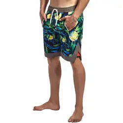 Мужские пляжные шорты с принтом Свободное длинное платье с длинными рукавами брюки для летних праздников thth36