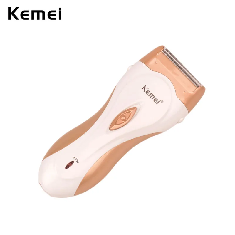 Kemei Профессиональный Для женщин's Средства ухода за кожей волос триммер Фирменная Новинка Для женщин электробритвы женский станок для