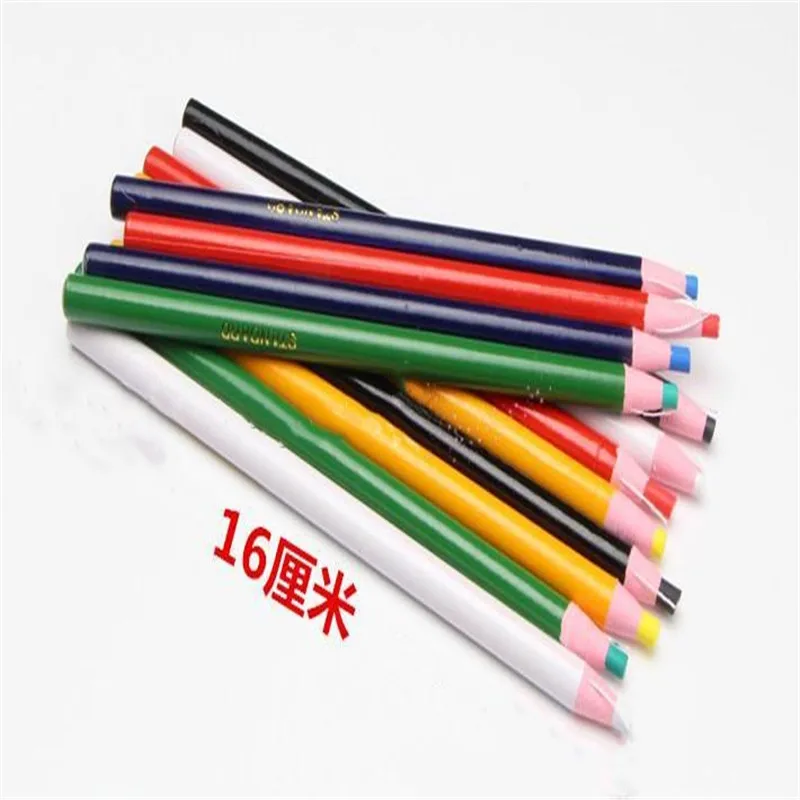 

Hot Sale 2PCs Free Cut Pens Pull Leather Clothing Dedicated Pen Dressing Pencil Tailor's Chalk Useful Sewing Tool Random Color