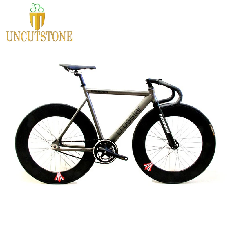 Fixed Gear Bike Fixie frame 53cm 55cm 58cm DIY 700C Aluminum alloy Bike Track Bike Bicycle 70mm alloy wheel bike