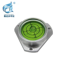 High Accuracy Alloy Shell 48MM Precision Round Bullseye Spirit Bubble Level Surface Circular Measuring Bulls Eyes aneng 32x7mm bulls eye bubble degree marked surface spirit level for camera circular
