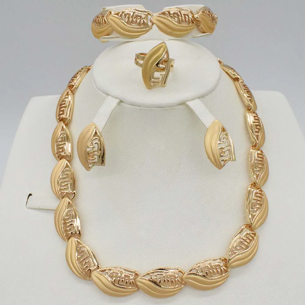 

Dubai gold jewelry set African beads jewelry necklace sets for women fashion earrings wedding jewelry nigerian rinng bracelet
