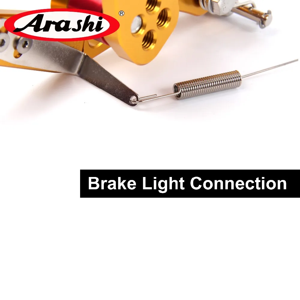 

Arashi Rear Brake Light Connection Spring Spare Parts Accessories Universal Adjustable Footrest Motorcycle for Honda Suzuki etc