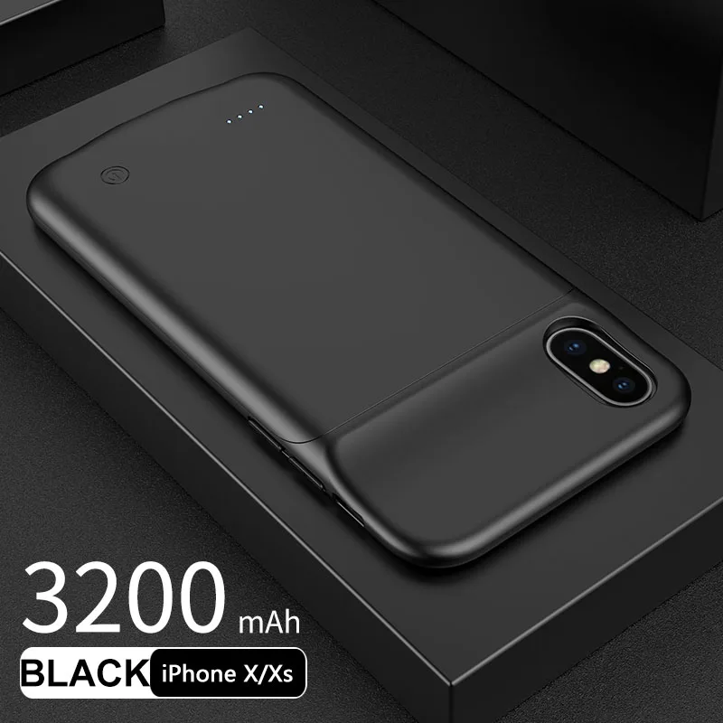 Battery Case For iPhone 6 7 8 6s Plus X XS Max XR Battery Charger Case Power Bank Charging Cases Charger External Back Pack