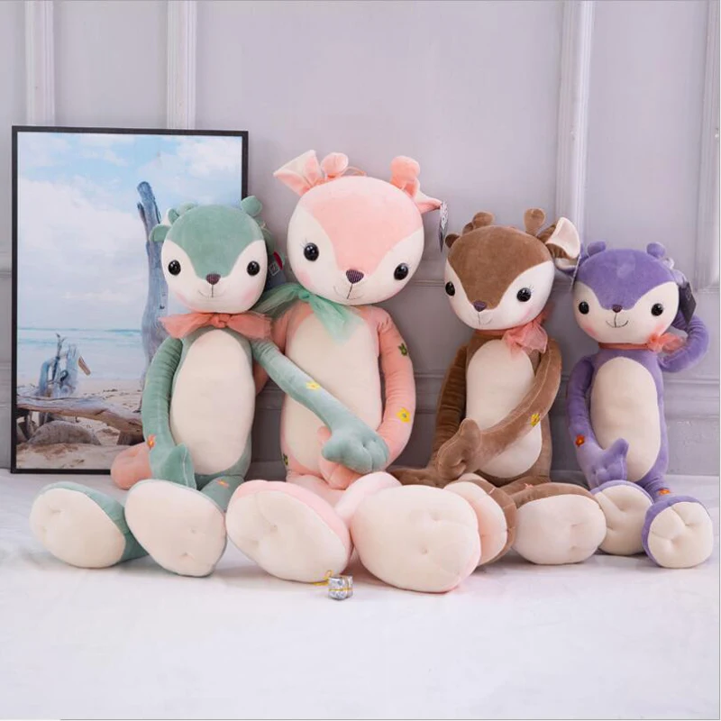 

New Creative Long Leg Deer Plush Toys Stuffed Animal Doll Toy Soft Plush Pillow Children Gifts & Valentine's Day Gift