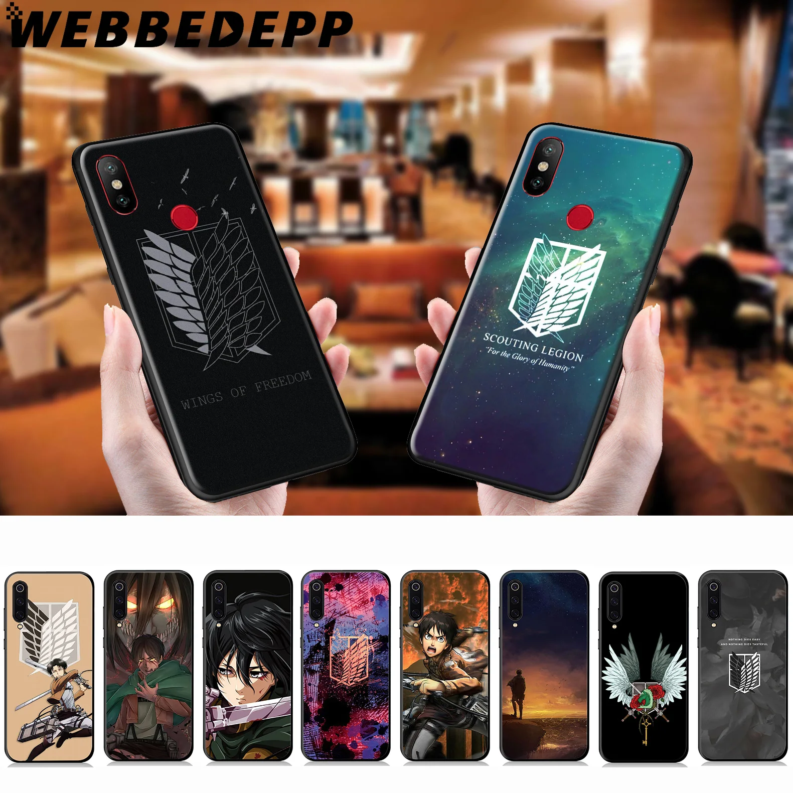Мягкий чехол WEBBEDEPP Attack on Titan для Xiaomi Mi 9T 9 8 SE 6 A1 A2 A3 Lite MiA1 MiA2 MiA3 F1 MAX 3 Mi8 CC9E CC9 |
