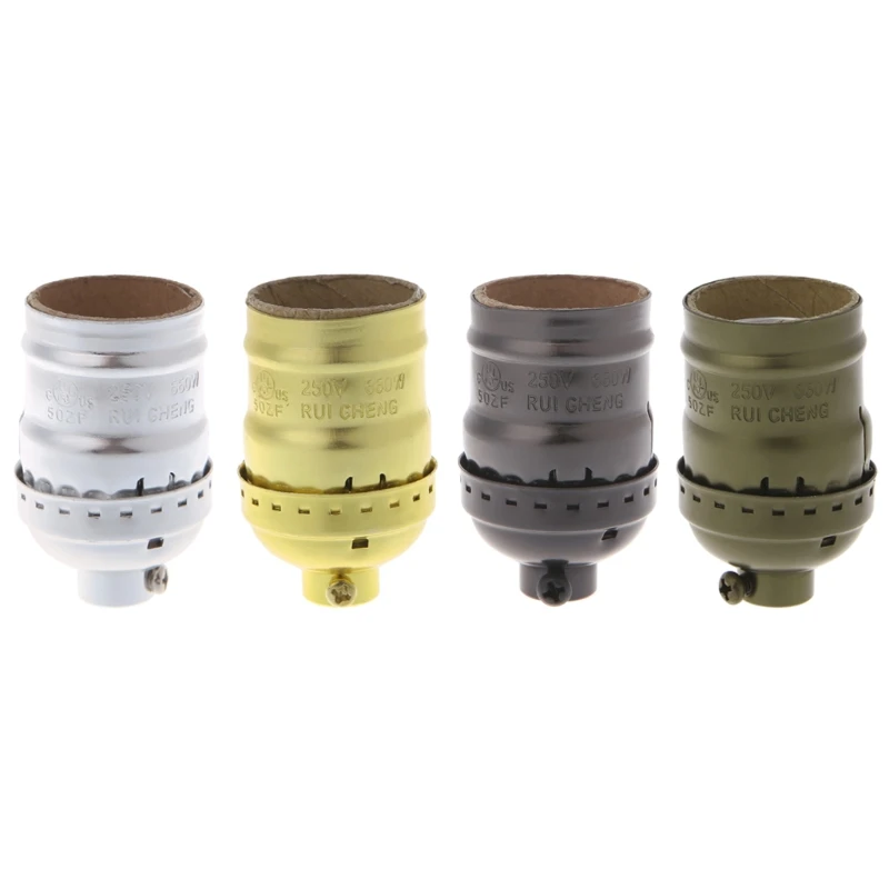 

New High quality E26/E27 Aluminum Retro Pendent Vintage Light Bulb Lamp Holder Socket Without Switch