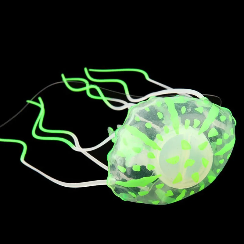 5," светящийся эффект искусственные флуоресцентные Медузы аквариумные рыбки акварио Подводное украшение орнамент аксессуары