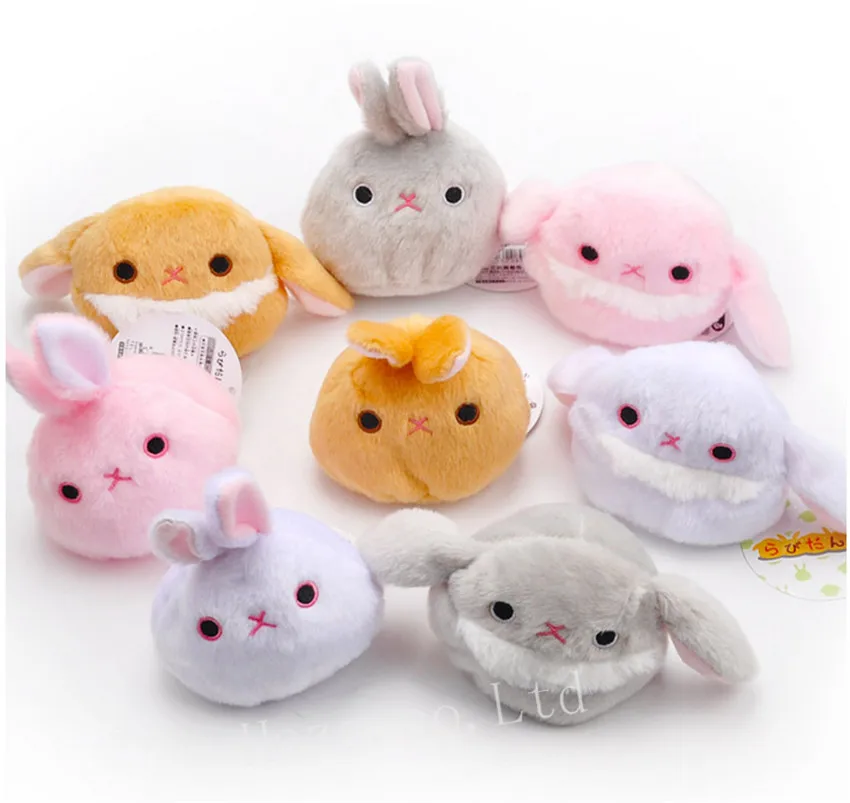 

8pcs/Lot Rabbit Stuffed Soft Plush Dolls Toy Kids Birthday Gift 7cm