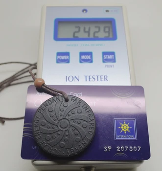 

10pcs/lot free shipping Scalar Energy Pendant Quantum FREE energy Pendant 2000-3000cc negative ions far infrared pendant