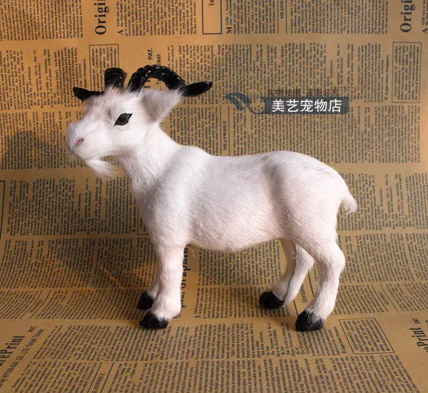 

Simulation sheep polyethylene&furs sheep model funny gift about 19cmx9cmx17cm