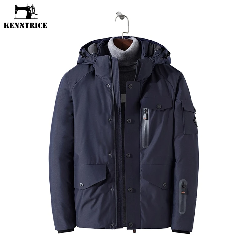 

KENNTRICE High Quality Warm Men's Winter Jacket Windproof Outerwear Thick Winter Coat Men Parka Size 4xl