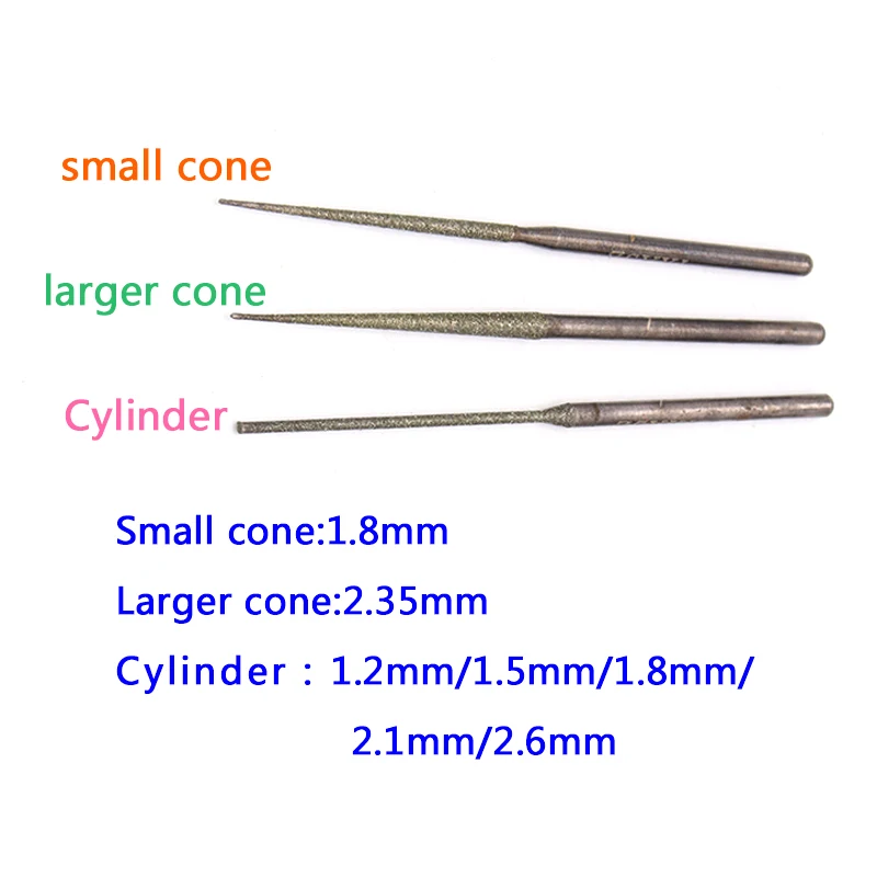 1/5 шт. 2,35 мм хвостовик алмазная шлифовальная головка с декоративными швами, перфорирующая игла буровые коронки для металла, камня нефрита резьба вращающихся инструментов Dremel