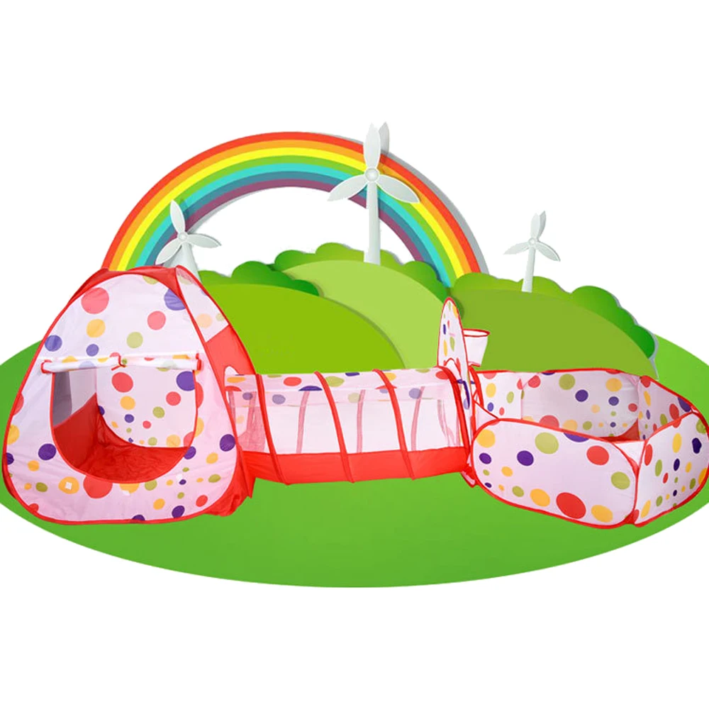 Детский большой бассейн-трубка-игрушечная палатка океан мяч бассейн яма палатка дом для детей Складная игра игровой дом комната подарок