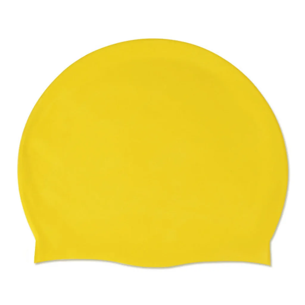 Swimming cap Adult Swimming Hat Durable Elastic Silicone Pool Beach