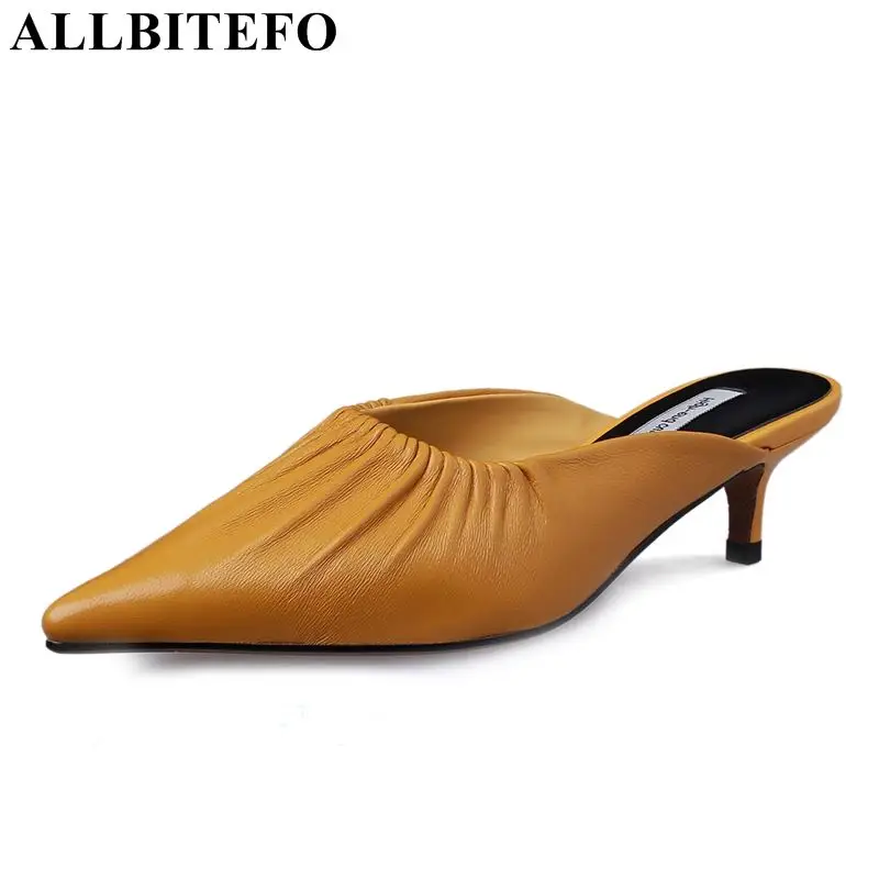 

ALLBITEFO fashion sexy high heels women sandals office ladies shoes girls shoes sandals party women shoes girls Slipper