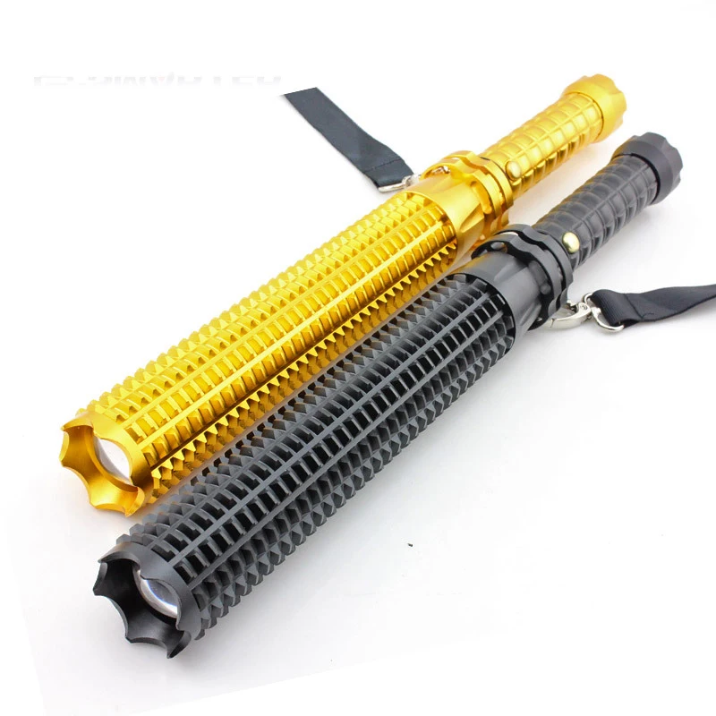 Long Tactical Self Defense Flashlight Q5 Bright Flash light Led Torch