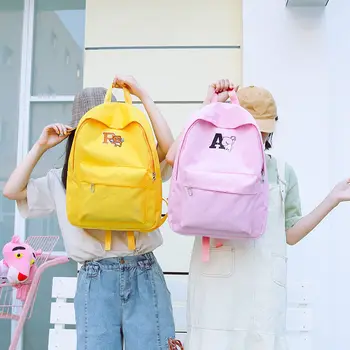 

Factory direct South Korea cartoon embroidery backpack capacity waterproof cute female school students backpack girlfriends bags