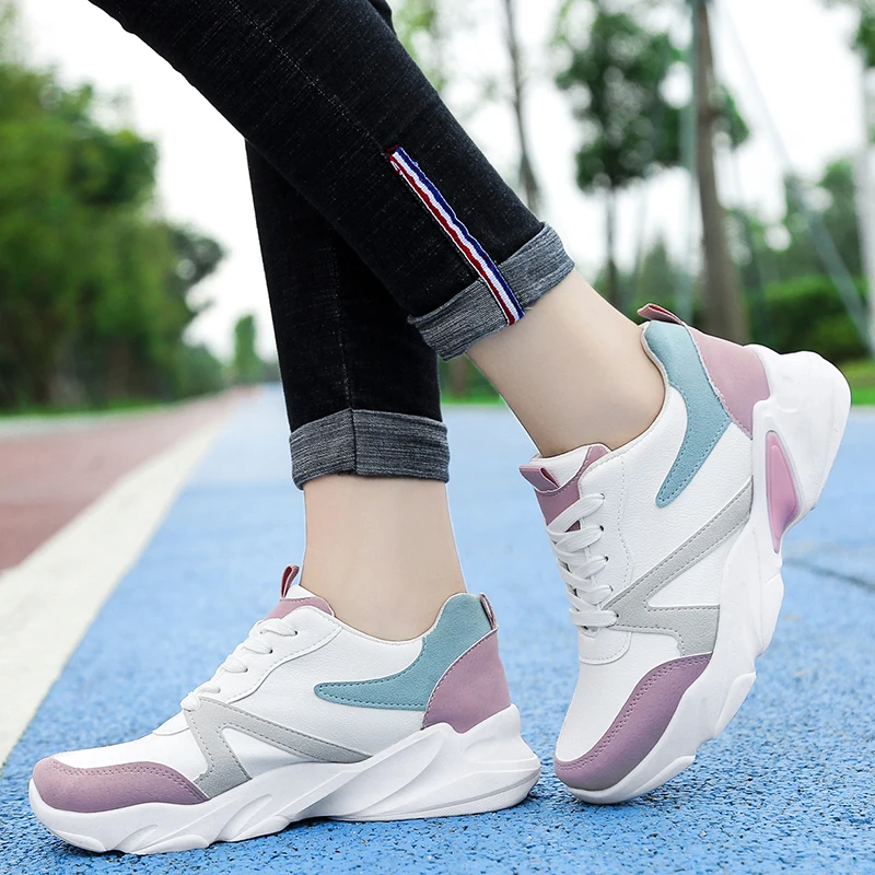 

YRRFUOT Women Fashion Shoes Solf Rubber Outdoor Woman Leisure Sneaker Loafers New Zapatos Mujer Women Casual Shoes Comfortable