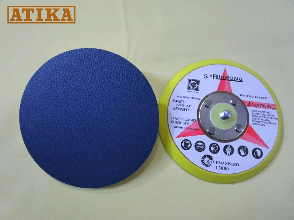 5 Inch PSA Vinyl Sanding Backup Pad, Polishing Pad, Sanding Disc Pad