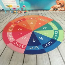 Мультфильм Круглый Большой площади ковер ребенок Спальня играть в игры tapete маленьких Livivg комнаты, ковер в детской комнате компьютерный стул коврик декор