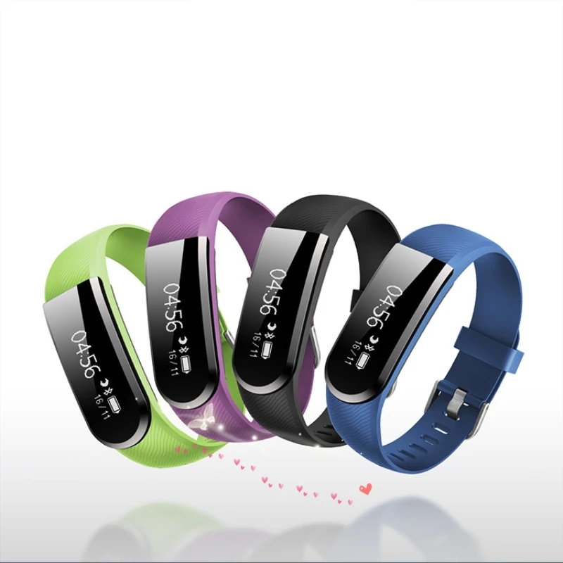 2018 Smart Bracelet Fitness Tracker Step Counter Activity Monitor Band