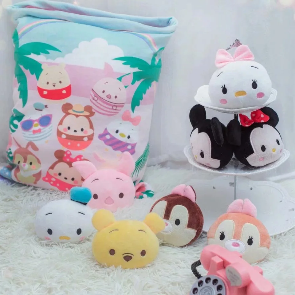 4pcs or 8pcs mini pudding dolls in a bag plush unicorn/Tsum Tsum Kt toy stuffed pillow Creative gift for children Sofa Christmas