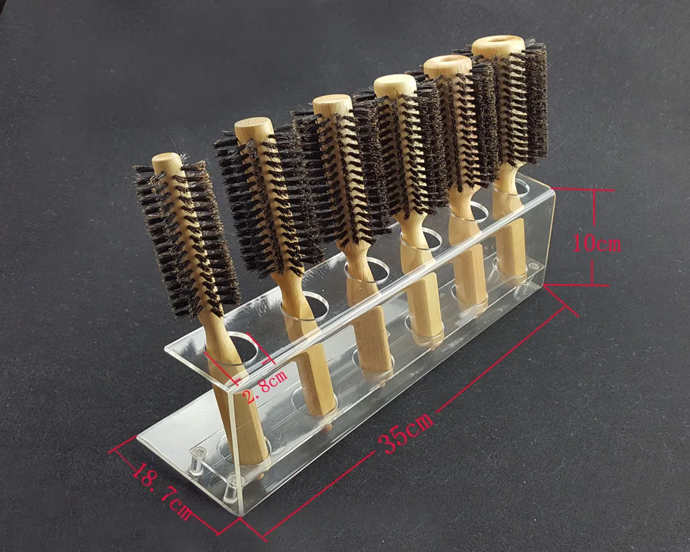 Hair Brush Showing Shelf Acrylic Hair Brush Display Shelf Hair Brush