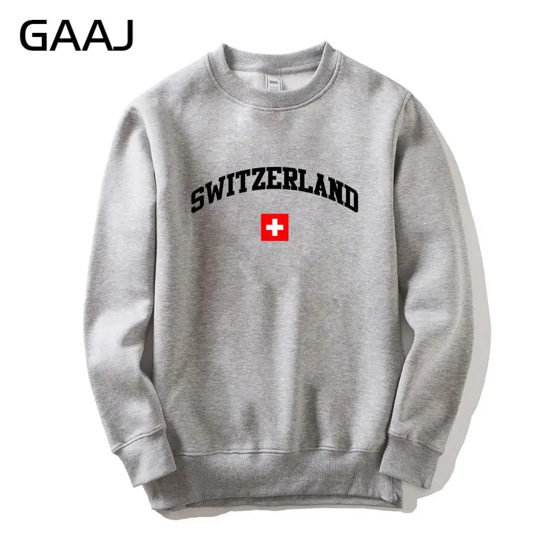 

GAAJ Switzerland Flag Men Women Sweatshirt Tracksuit Fleece Brand Clothing 2019 New Sweatshirt Mens Man Popular Hoodie #UVKM8