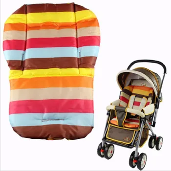 

Liner Car Seat Pad Waterproof Padding Pram Rainbow Baby Kids Stroller Cushions